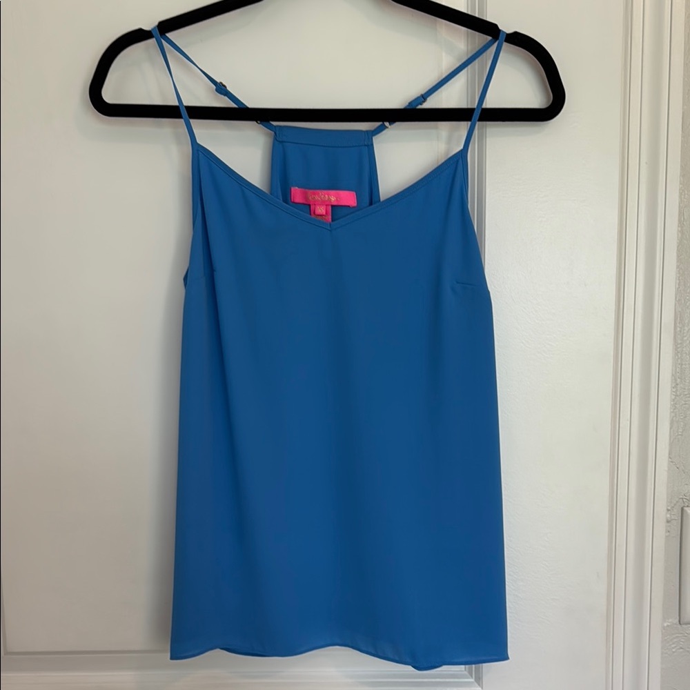 Lilly Pulitzer Camisole in Vibrant Blue with Elegant Design